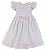VESTIDO ANA RUGA LISTRAS E XADREZ ROSA BEBE - Imagem 1