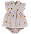 VESTIDO GIRASSOL-LANDIA FUNDO ROSA BEBE - Imagem 1