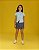 BLUSA MALHA CANELADA AZUL - Imagem 2
