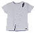 BLUSA MALHA CANELADA BRANCA - Imagem 1