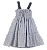 VESTIDO ANA RUGA XADREZ AZUL E BRANCO - Imagem 3