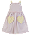 VESTIDO ANA RUGA LISTRAS ROSA E AMARELO - Imagem 1