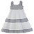 VESTIDO ANA RUGA LISTRADO - Imagem 1
