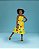VESTIDO ESTAMPA CHUVA DE BALA FUNDO AMARELO - Imagem 2