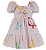 VESTIDO CACHORRINHO GRANDE ROSA - Imagem 1