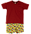CONJUNTO ESTAMPA BALA DELICIA FUNDO AMARELO - Imagem 1