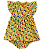 VESTIDO ESTAMPA BALA DELICIA FUNDO AMARELO - Imagem 1