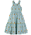 VESTIDO GIRASSO-LANDIA FUNDO VERDE ÁGUA - Imagem 1