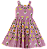 VESTIDO ESTAMPA CAMPO SOLAR ROSA - Imagem 1