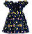 VESTIDO ESTAMPA CAMPO SOLAR MARINHO - Imagem 3