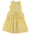 VESTIDO XADREZ AMARELO E BRANCO - Imagem 1