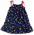 VESTIDO FLOR LUZ LIBERTY MARINHO - Imagem 1