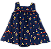 VESTIDO FLOR LUZ LIBERTY MARINHO - Imagem 1
