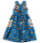 VESTIDO ESTAMPA ROTA DO TEMPO AZUL - Imagem 3