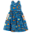 VESTIDO ESTAMPA ROTA DO TEMPO AZUL - Imagem 1