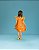 VESTIDO PLANETAS FLORIDOS LARANJA - Imagem 3