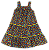 VESTIDO MINI CHICLETE COLORIDO MARINHO - Imagem 1