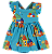 VESTIDO ESTAMPA CIDADE DE BLOQUINHO VERDE - Imagem 1