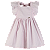 VESTIDO TECIDO TEXTURIZADO ROSA BEBE - Imagem 1