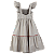 VESTIDO LISTRADINHO BEGE - Imagem 3