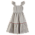 VESTIDO LISTRADINHO BEGE - Imagem 1