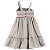 VESTIDO LISTRADINHO BEGE - Imagem 3