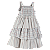 VESTIDO XADREZ E LISTRAS AZUL COM VERMELHO - Imagem 3