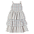 VESTIDO XADREZ E LISTRAS AZUL COM VERMELHO - Imagem 1