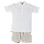 CONJUNTO RUSTIC BRANCO E BEGE - Imagem 1