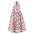 VESTIDO ESTAMPA FLOR BORDADA - Imagem 1