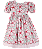 VESTIDO ESTAMPA FLOR BORDADA - Imagem 1