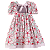 VESTIDO ESTAMPA FLOR BORDADA - Imagem 3