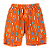 CONJUNTO ESTAMPA RAQUETADA FUNDO LARANJA - Imagem 3