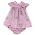 VESTIDO ESTAMPA FLORES AO VENTO BORDADAS - Imagem 1