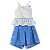 CONJUNTO ESTAMPA ANDORINHAS - Imagem 1