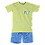 CONJUNTO ESTAMPA ANDORINHAS FUNDO AZUL - Imagem 1