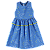 VESTIDO ESTAMPA ANDORINHAS FUNDO AZUL - Imagem 1