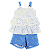 CONJUNTO ESTAMPA ANDORINHAS - Imagem 1