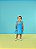 VESTIDO ESTAMPA ANDORINHAS FUNDO AZUL - Imagem 2