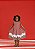 VESTIDO BARRADO CORAÇÃO EM FLOR VERMELHO - Imagem 2