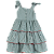 VESTIDO LISTRADO VERDE - Imagem 3