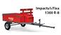 Carreta Impactus Simples Sem TraÇÃO Mod. 1300 Pneu 8" Maquina Fort Capacidade 250kg - Imagem 2