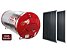 Kit Boiler de Baixa Pressao Heliotek 400l Mk 400 Anodo Inox + 2 Coletor Placa Tf20 2x1 Mc1300 - Imagem 1