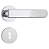 Fechadura Inox Alavanca Roseta 813 21 Interior Stam - Imagem 1