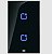 Interruptor Touch 2 Botoes Wi-fi + Rf com Placa 4x2 Whome Preto Weg - Imagem 3