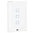 Interruptor Touch 3 Botoes Wi-fi + Rf com Placa 4x2 Whome Branco Weg - Imagem 2