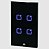 Interruptor Touch 4 Botoes Wi-fi + Rf com Placa 4x2 Whome Preto - Imagem 1