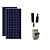 Kit 2 Placa Solar de 340w + 2 Pares de Conectores Mc4 + 1 Disjuntor - Imagem 1