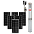 Kit Bomba Solar Ebara 3bps 23 Estágios + Disjuntor + 3 Pares de Conectores Mc4 + 6 Placas - Imagem 1