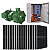 Kit Bomba Solar Thebe Px-15/3 F 6cv com Quadro Inversor Disjuntor + 16 Placas de 450w - Imagem 1
